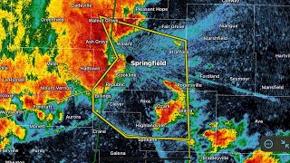 [EAS] DESTRUCTIVE Severe Thunderstorm Warning for Springfield, MO [80 MPH WINDS] (June 29, 2025)