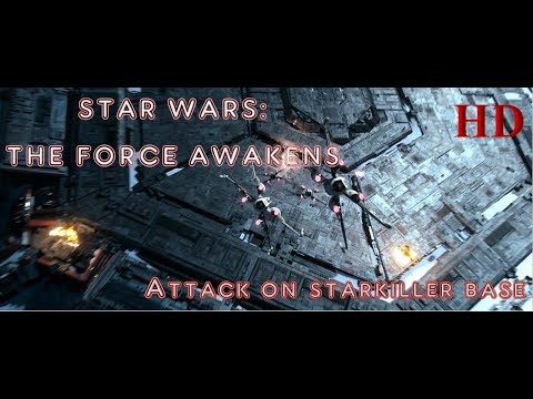 Attack on Starkiller Base from Star Wars The Force Awakens HD