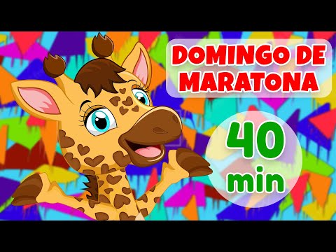 Domingo de Maratona - Giramille 40 min | Desenho Animado Musical