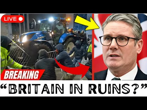 LIVE NOW: 1,872 Tractors DESCEND on London — Historic Siege Unfolds! | Breaking UK News