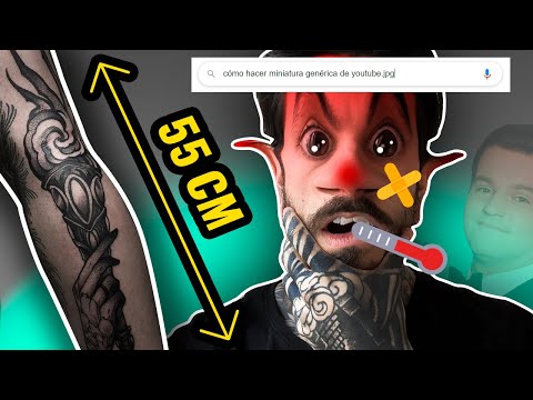 Me hago un TATUAJE de MÁS de MEDIO METRO en 5 HORAS con GRIPE 🤒🤮