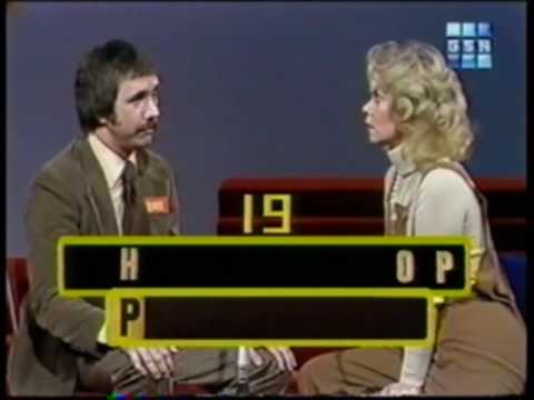 Down to the Wire on Password Plus Bonus round -- Elizabeth Montgomery