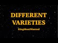 KingMostWanted - Different Varieties (Lyrics) 