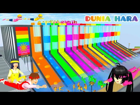 Yuta Mio 24 Jam di Kepung Zombie Warna Warni Kelaparan 😱 | Kumpulkan Zombie Ke Kolam Renang Yakuza