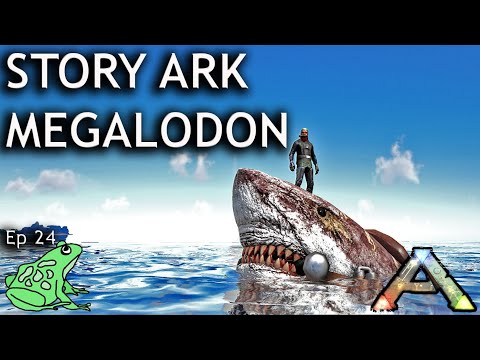 Megalodon Tame Story Ark: Ep 24 The Island - Ark Survival Evolved Gameplay