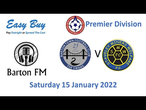 Barton Town v Staveley Miners Welfare NCEL Premier 15 January 2022 Highlights