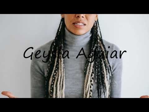 How to pronounce Geysla Aguiar in English?