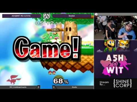 ME | GoldmanSnacks (Fox) vs Knubs (Luigi) - ASH@WIT #61 Melee Bracket