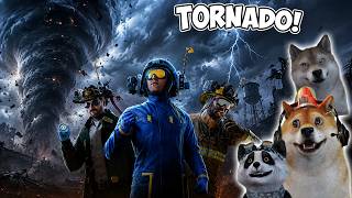 HILARIOUS TRIO CHASED BY A TORNADO! - Funnel Runners