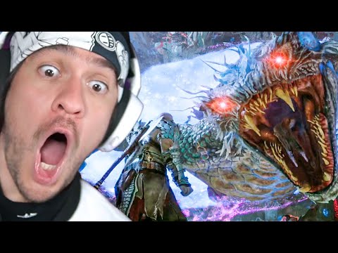 Kratos Fights big SNEK!  - God Of War Ragnarok [Part 7]