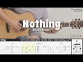 Nothing - Bruno Major | Fingerstyle Guitar | TAB + Chords + Lyrics