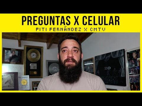 Piti Fernndez video #Preguntas x celular - Conmigo Mismo - Octubre 2017