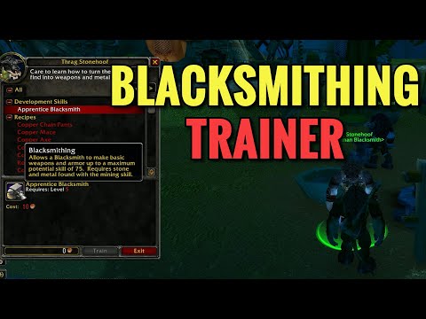 Thunder Bluff Blacksmithing Trainer Location (WoW Classic)