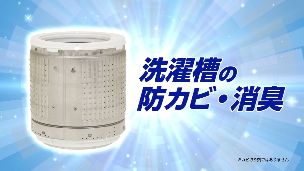 NANOX 洗濯槽の防カビボール タテ型専用／54秒／ライオン