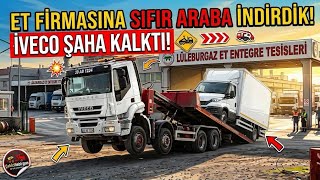 İstanbul'dan Lüleburgaz'a Sıfır Araç Taşıdık - Çekicinin Ön Tekerleri Havalandı!