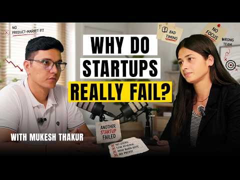 Why 90% of Startups Fail | Founder Mistakes Explained | Mukesh Thakur #legal  #trending  #viral