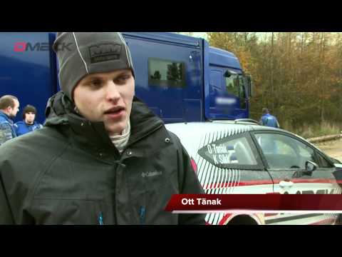Ott Tänak Tests DMACK Tyres for Rally GB 2011