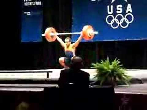 2008 Olympic Trials-Lance Frye 143kg snatch