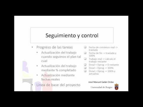 MS Project VII: Seguimiento y control