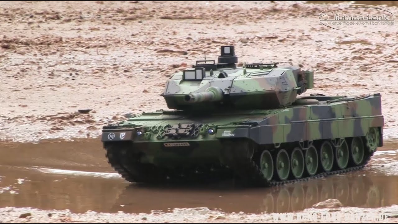 RC tank Leopard 2A6 1:16, 2,4GHz