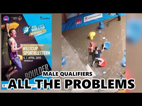 Male Qualification Problems | Meiringen 2019 Bouldering World Cup