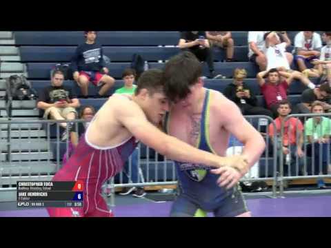 76 RR Rnd 3 - Christopher Foca (RedNose Wrestling School) vs. Jake Hendricks (X Calibur)