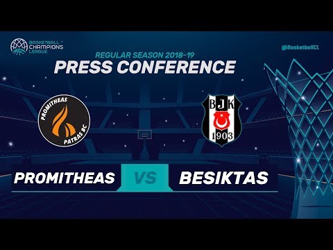 Promitheas Patras v Besiktas Sompo Japan - Press Conference - Basketball Champions League