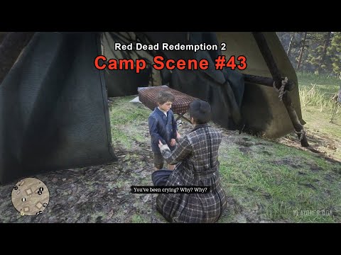 Little Jack crying - Camp Scene #43 - Red Dead Redemption 2