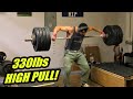 MONSTROUS High Pull Workout! || Hip Thrusts & Hyperextensions Volume Work