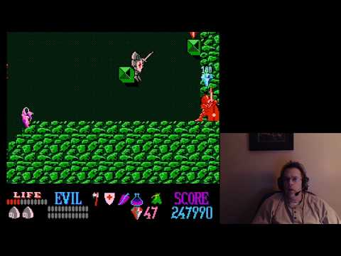 Previous Live Stream of Wizards & Warriors (NES) (Grand Finale), Deadly Towers, and Blaster Master