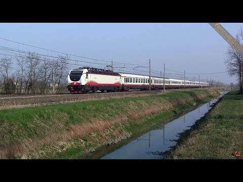 E.402B con Frecciabianca a Reggio Emilia - E.402B with Frecciabianca near Reggio Emilia