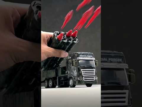 1:32 Simulation Military Missile Rocket Launcher Trucks Diecast Model Toy