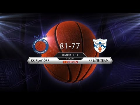 PLAY OFF MNE TEAM U19 IZVJESTAJ