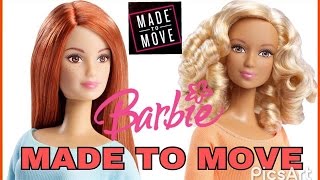 Unboxing BARBIE MADE TO MOVE 2wave Kristen and Lea/ 2 волна Кристен и Лея