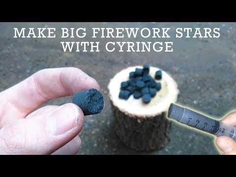 How I make BIG DIAMETER FIREWORK STARS