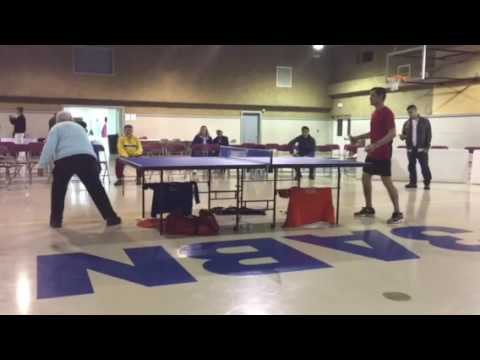 Lorraine Lyke age 77 playing Table Tennis with Limitless Sports Ministry
