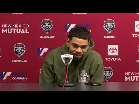 UNM Men's Basketball Media Availability - Jay Allen-Tovar (1/24/2022)