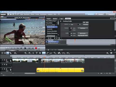 Einen Abspann mit integrierten Videos erzeugen - MAGIX Video deluxe MX