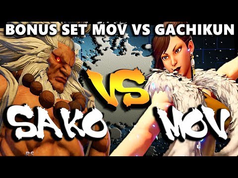 SFV - MOV ( Chun Li ) Vs Sako ( Akuma ) & Gachikun ( Rashid ) | First to 3 & First to 2 - SF5