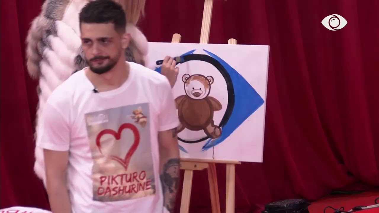 Brikena ka bërë Bolin…/ Greta dhe Gimbo afrohen tek piktura e Brikenës