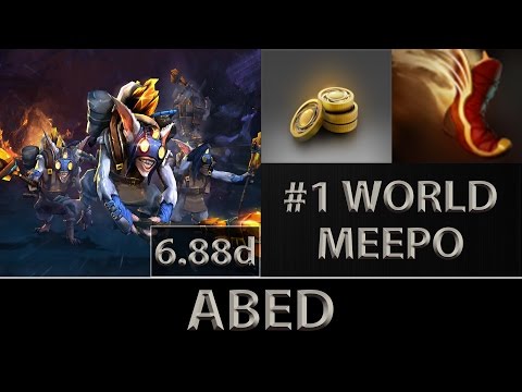 Abed [Meepo] Fast Farm ► The World Best Meepo ► Dota 2 [6.88d]