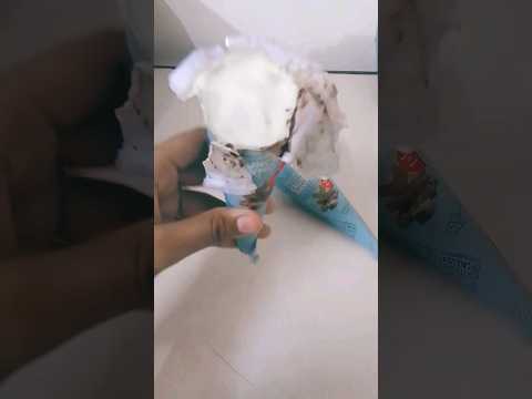 My favourite butterscotch ice cream cone #asmr #aesthetic #asmreating #icecream #shorts