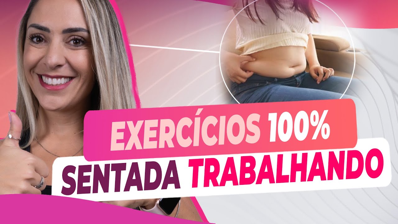 Como PERDER a BARRIGA sentada | Exercícios práticos Vevefit