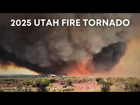 An INSANELY RARE Tornado Event - The 2025 Utah Fire Tornado