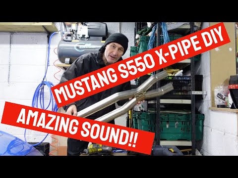 Mustang Steeda X pipe Install | DIY | How To