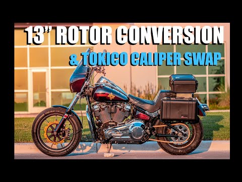 13" ROTOR CONVERSION & TOKICO CALIPER SWAP | M8 Softail