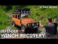 Emergency Winch Recovery Up A Mountain Land Rover Defender 2000M Dents Du Midi Expedition Rove