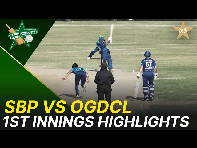 1st Innings Highlights | SBP vs OGDCL – President’s Cup Grade-I 2025-26 | Match 1 | UBL Ground | PCB