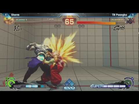 [EVO 2012 SSFIV AE] Sherm (Yun) vs TH Poongko (Seth)
