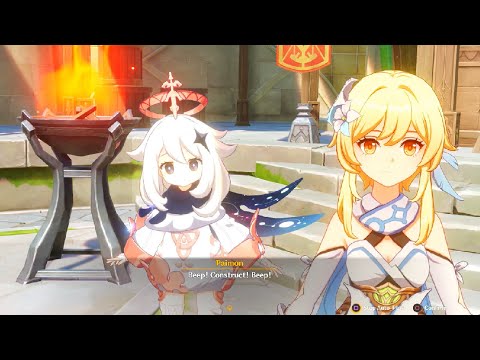 Paimon is a Robot That Traveler Created | Full HD Cutscenes Only [Jap Dub]